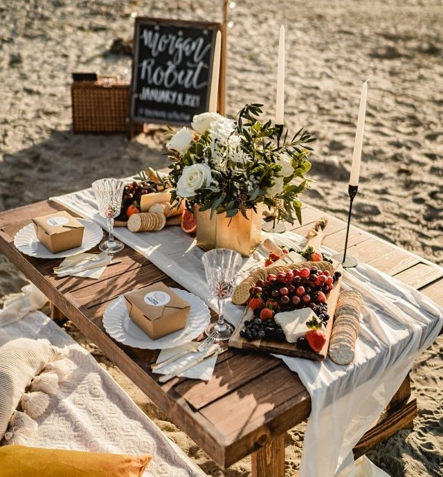 Project Riviera beachside celebration tablescape